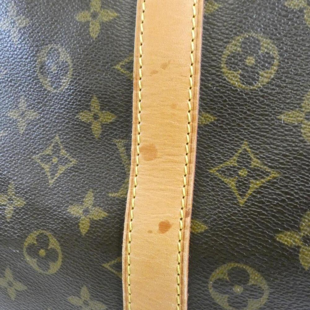 LOUIS VUITTON Authentic Brown Monogram Keepall 55 Boston Bag - Picture 4 of 8